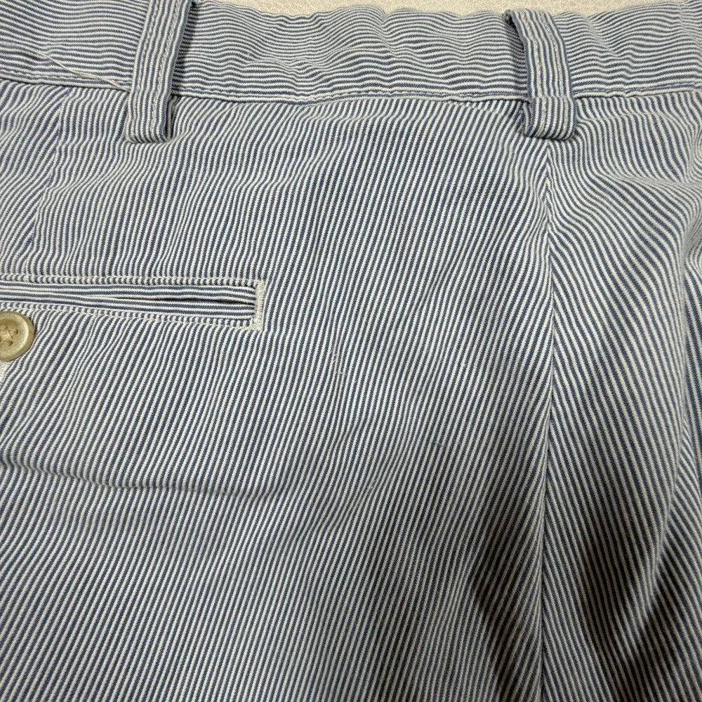 Polo Ralph Lauren Mens 34x34 Slim Fit Striped Chino Pants Blue White - Picture 9 of 11